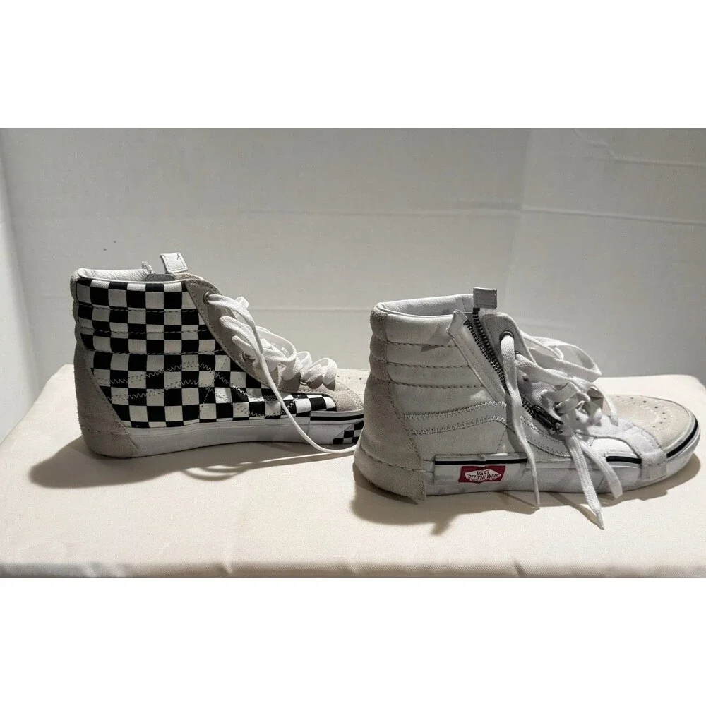 Vans SK8-Hi CAP LX Reissue 'White Checkerboard' M6.5W8 